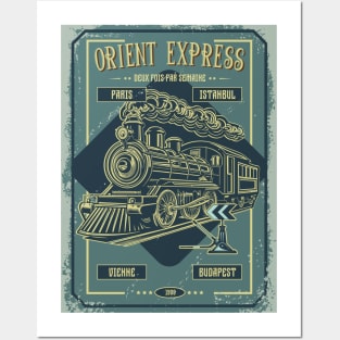 RETRO TRAIN Posters and Art